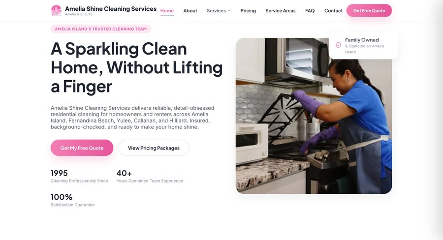 Amelia Shine Cleaning Services